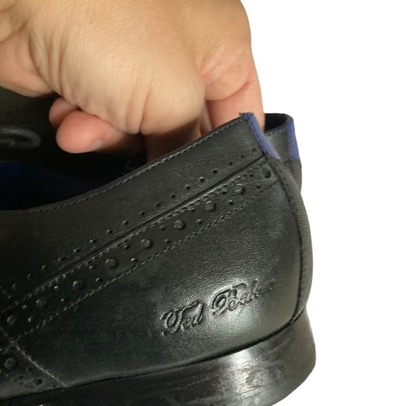 Ted Baker London Ollivur Men’s Black Oxford Shoes size 11.5 - Picture 4 of 7